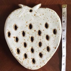 Pottery Art Strawberry Trivet 