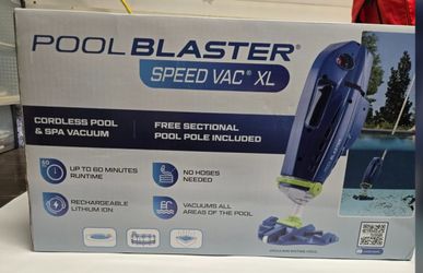 NEW Pool Blaster Speed Vac XL - Cordless Pool & Spa Vacuum