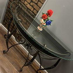 Glass Console table