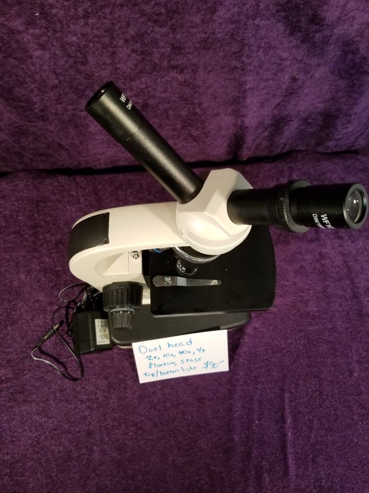 duel head microscope
