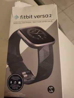 New Fitbit Versa 2 With 2 Hand Band Org $159