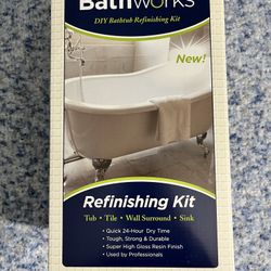 Bath works bath tub Refinishing kit with anti slip Coating