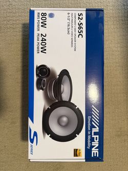Alpine S2-S65C Speakers