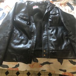 Men’s Levi’s Faux Leather Jacket  Mint Condition  
