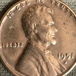 1951 D RPM Lincoln Wheat Cent 