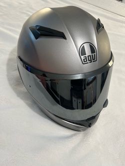 AGV Full-Face Motorcycle Helmet Matte Gray
