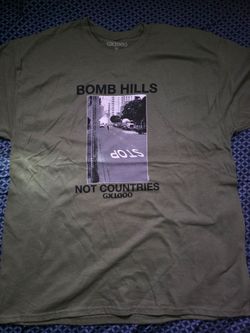 GX1000 Bomb Hills Not Countries Tee