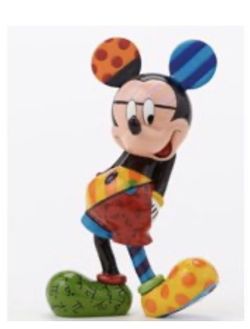 Romero Britto Disney Smiling Mickey Mouse Figurine