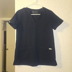 Navy FIGS scrub top