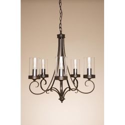 Kichler Diana 5-Light Olde Bronze French Country/Cottage Dry Rated Chandelier

