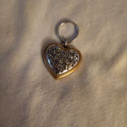 Gold Heart Keyring #226