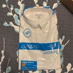 George dress shirt white medium