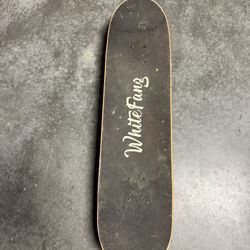 Skateboard. White Fang. 