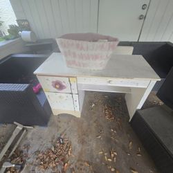 Free - Bed Frame -kids Desk 