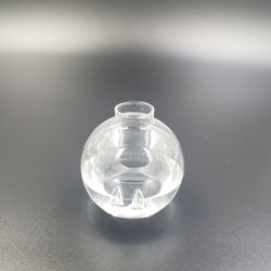 10 glass vase place card holders 2 1/2" × 2 1/2"