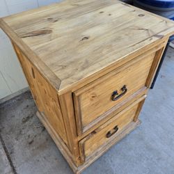 Wood End Table 