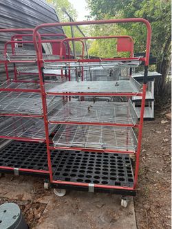 Metal racks /shelves