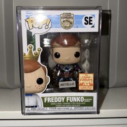 Camp Fundays Funko Pop Freddy Funko As Captain America 2000 PCS Metallic (Camp Fundays 2023 Exclusive) #SE