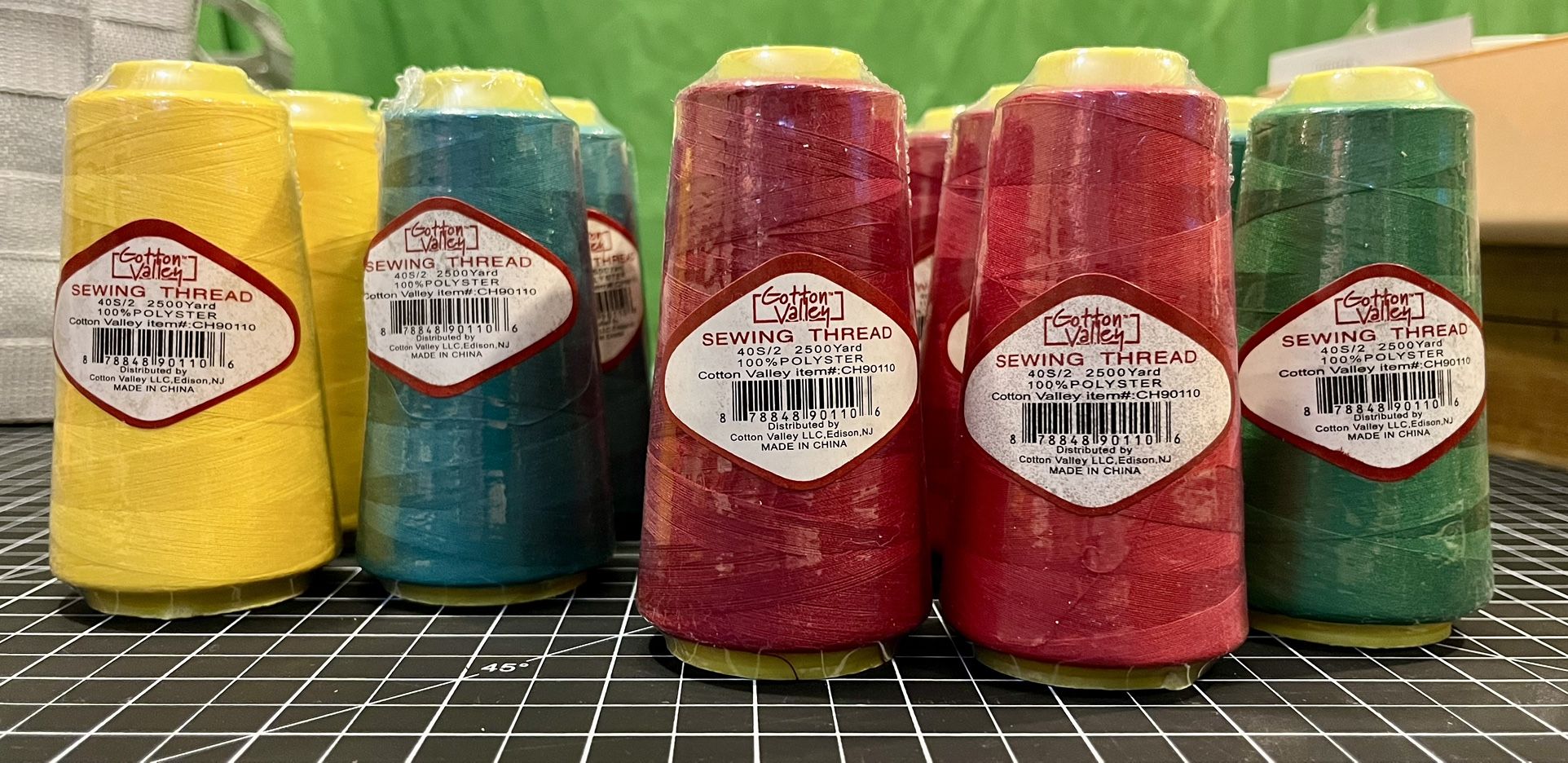 19 Cones Of New Thread
