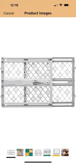 MYPET North States Paws Portable Pet Gate: 26-40" Wide. Pressure