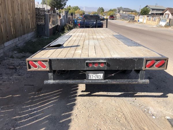 24 ft trailer heavy duty 8 lug wheels bumper pull for Sale in Socorro
