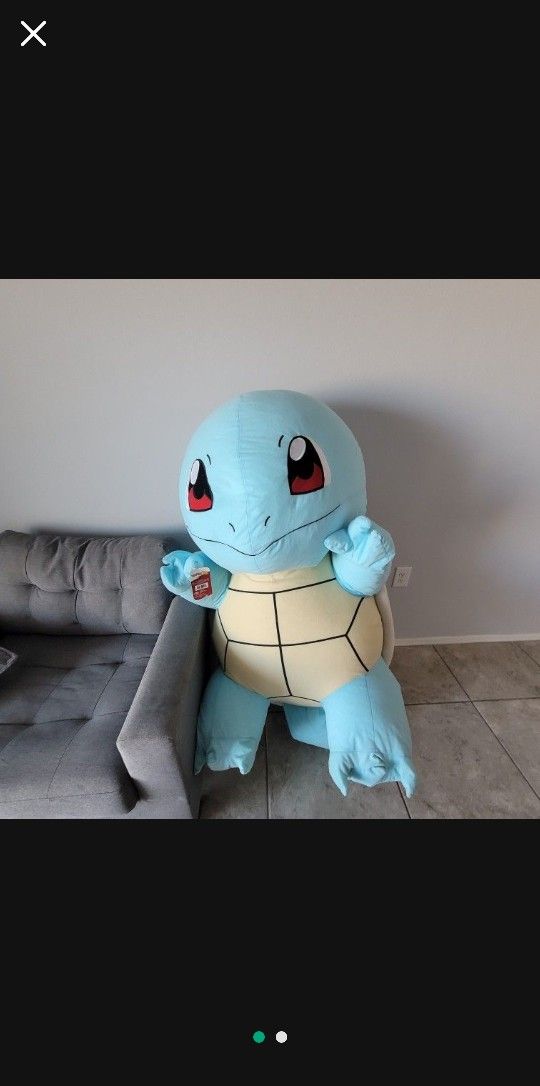 Squirtle Pokemon Giant Plushie 48"