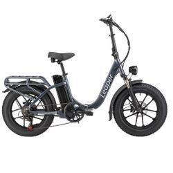 [Christmas Sale]LEAPER A1 750W Aluminum Alloy Folding E-Bike, 7 Speed Foldable Electric Bike