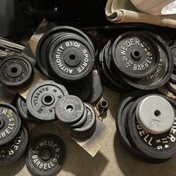 Assorted Standard Weight Plates 