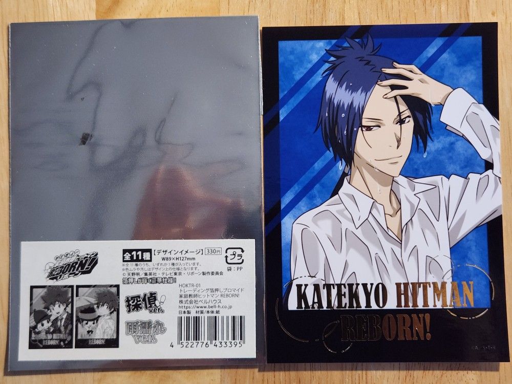 Katekyo Hitman Reborn Rain Wet ver. Trading Bromide Mokuro Rokudo