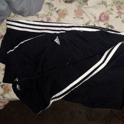 Adidas Track Thick Windbreaker Pants Black Medium Women's 