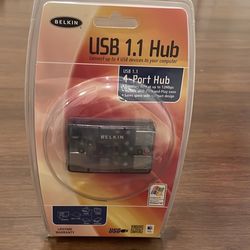 Belkin Gray USB 1.1 4-Port Hub