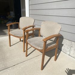 Wooden Chairs X 2