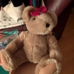 Bear With A Bow. Gift Appropriate 