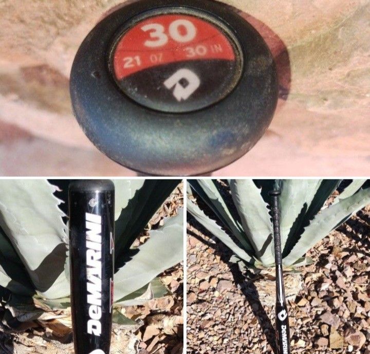 $25 BASEBALL BAT DEMARINI VENDETTA SC4 RAILS MODEL VTR11 -9 👉 30-21 OZ FLEX 3.0... USED