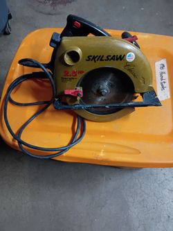 Skill saw classic two and a half horsepower 13 amp skil saw