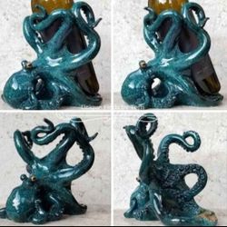 SALE! Brand New! 8 3/4" Octopus Wine Holder Coastal Nautical  PU IN WINTER SPRINGS 

Absolutely Delightful Wine Bottle Holder Made of Polystone in an 