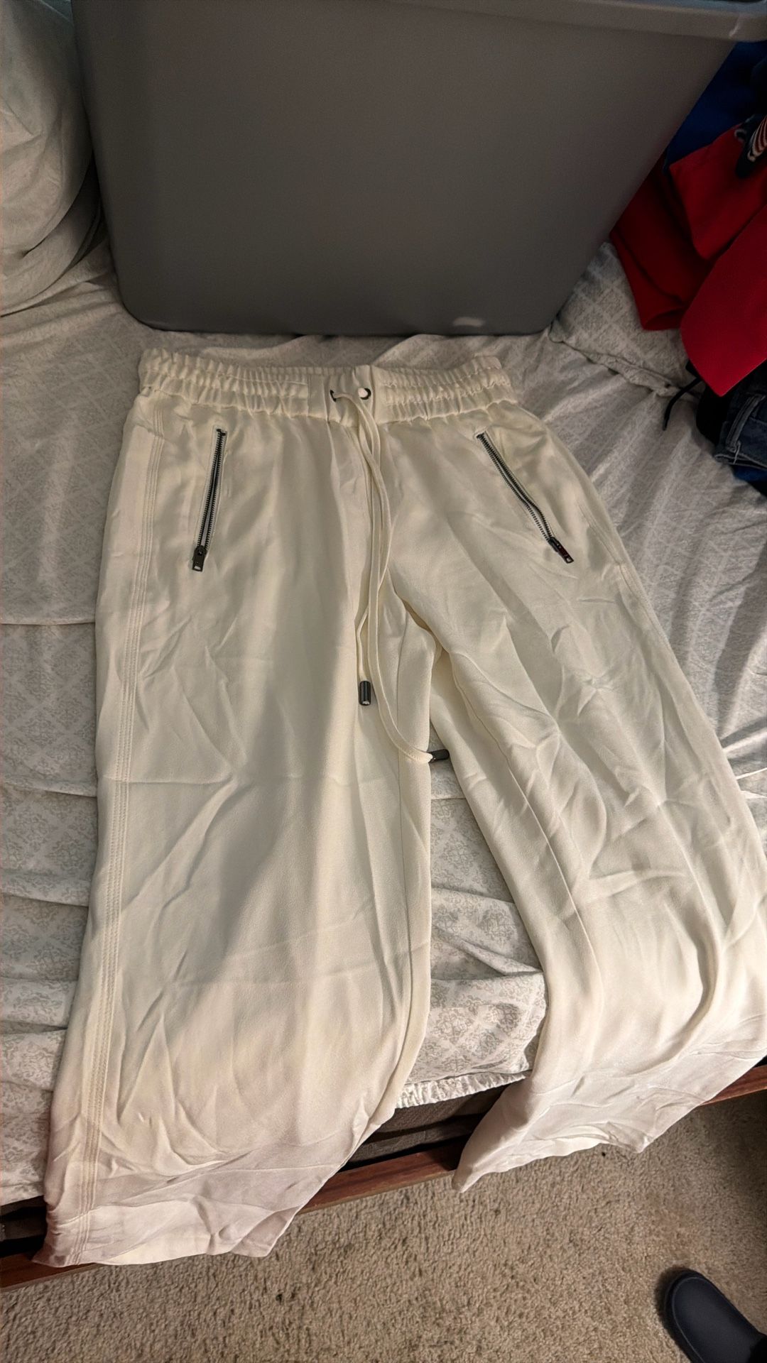 Nice White Pant Size S