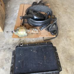 1962 Impala Radiator Power Brake Booster Fan Power Steering Pump