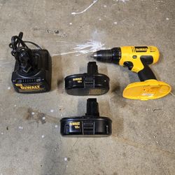 18v DeWalt Drill And Battery Pack