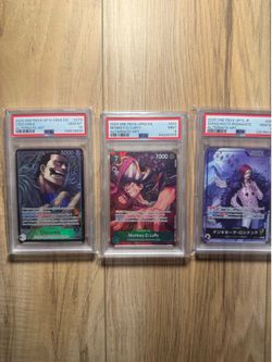 One piece PSA 10 Slabs op12 op02 op14