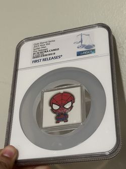 2023 Silver Coin Spider-Man Chibi PF70