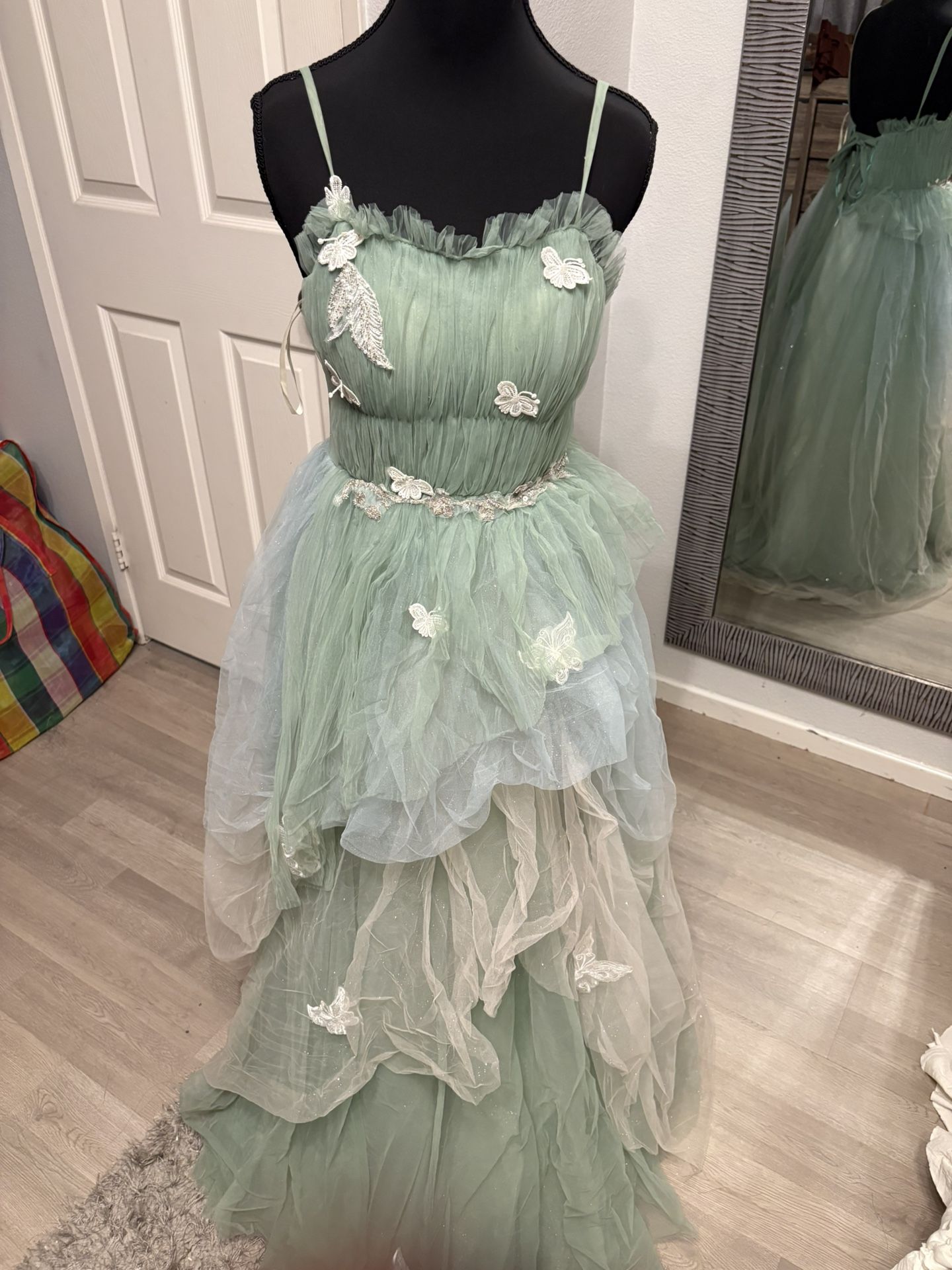 Sage/light Green Fairy Dress