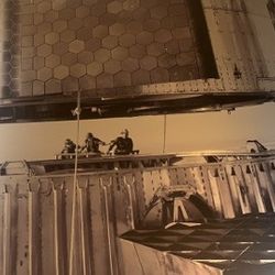 Space X Metal Art Print 