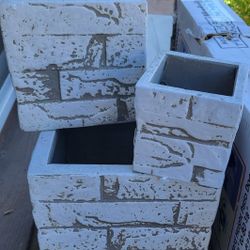 Cement Based Flower Pots