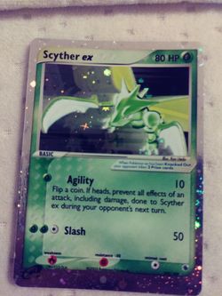 Pokemon Scyther ex ruby set