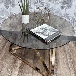 Brand New Champagne Coffee Table
