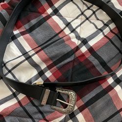 Black Leather Belt