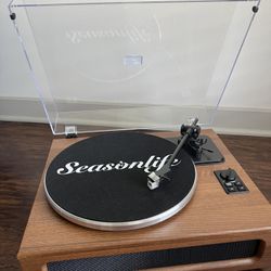 All-in-One Vintage Record Player High Fidelity Belt Drive Turntable