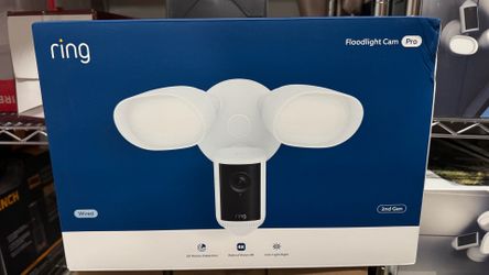 Ring Floodlight Cam Pro (2nd Gen) Wired 4K Security Camera – New
