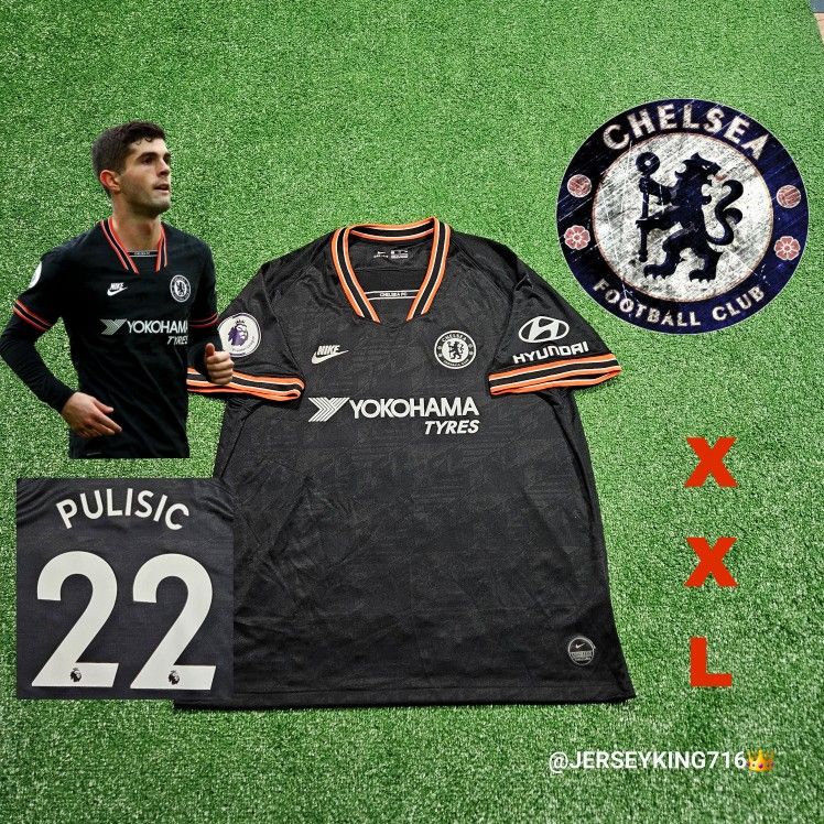 Nike Chelsea FC Christian Pulisic #22 2019/2020 Third 3rd Jersey